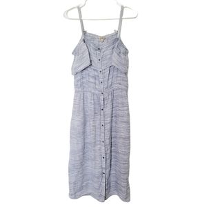 Lucky Brand Linen Off The ShoulderDress Size Large
